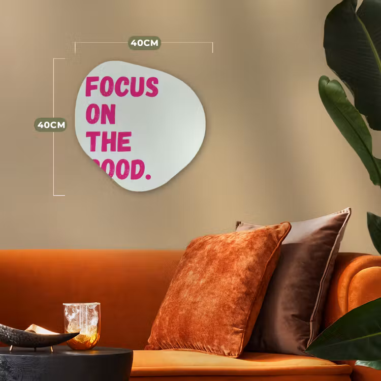 Organisch schilderij - Forex - Focus on the good - Beige - Roze — 4