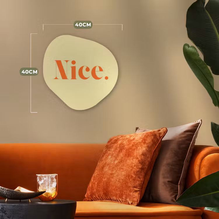 Organisch schilderij - Forex - Nice - Oranje - Geel - Minimalistisch — 4