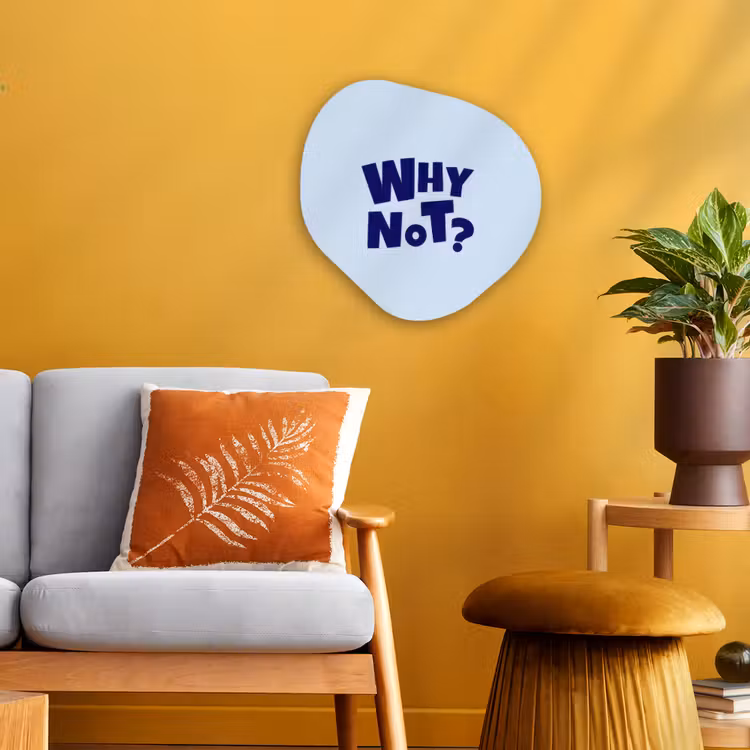 Organisch schilderij - Forex - Why not - Blauw - Licht blauw - Quote — 3