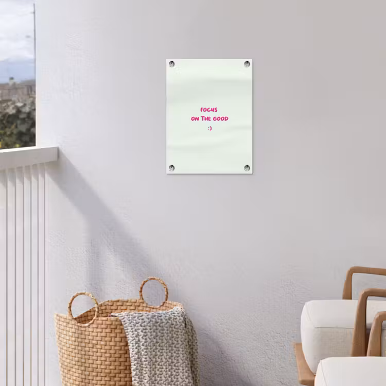 Tuinposter - Focus - Beige - Roze - Smiley — 3