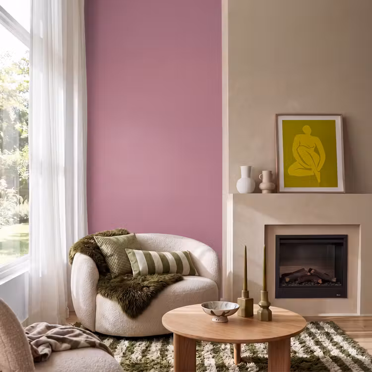 Behang - Antique - Mauve - Roze — 1