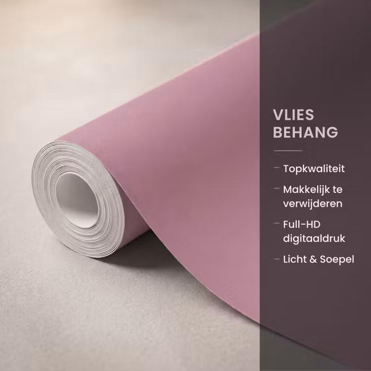 Behang - Antique - Mauve - Roze — 3