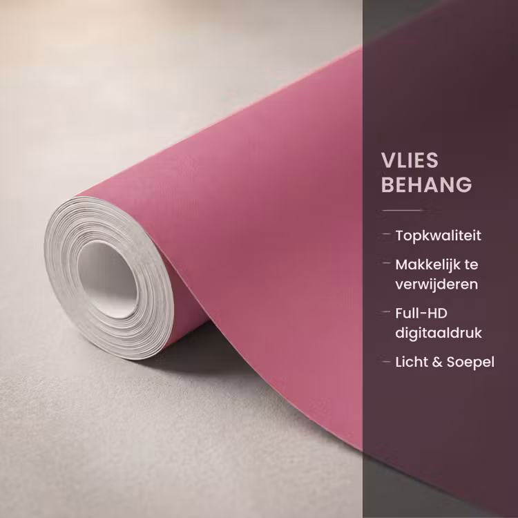 Behang - Deep - Berry - Rood — 3