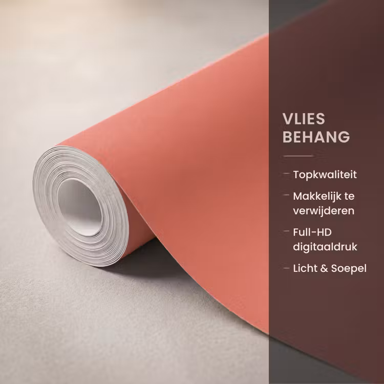 Behang - Rustic - Clay - Oranje — 3