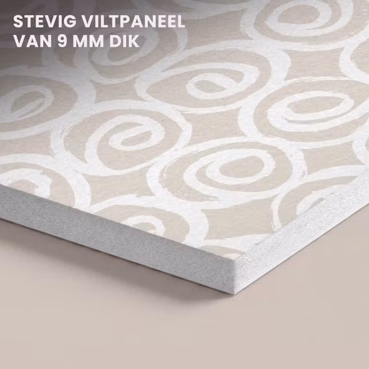 Akoestisch schilderij - Beige - Patroon - Spiraal — 5