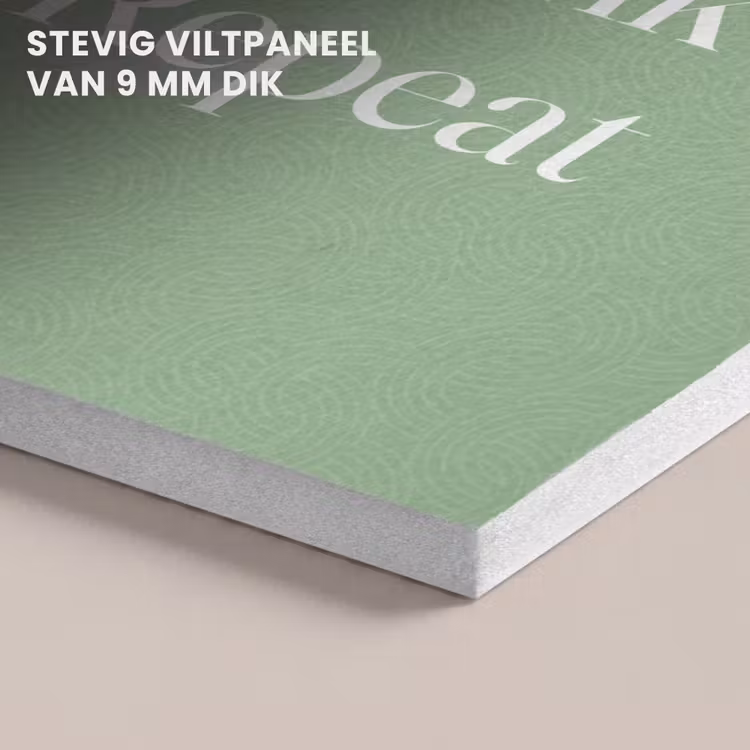 Akoestisch schilderij - Eten - Drinken - Tekst - Mintgroen — 5