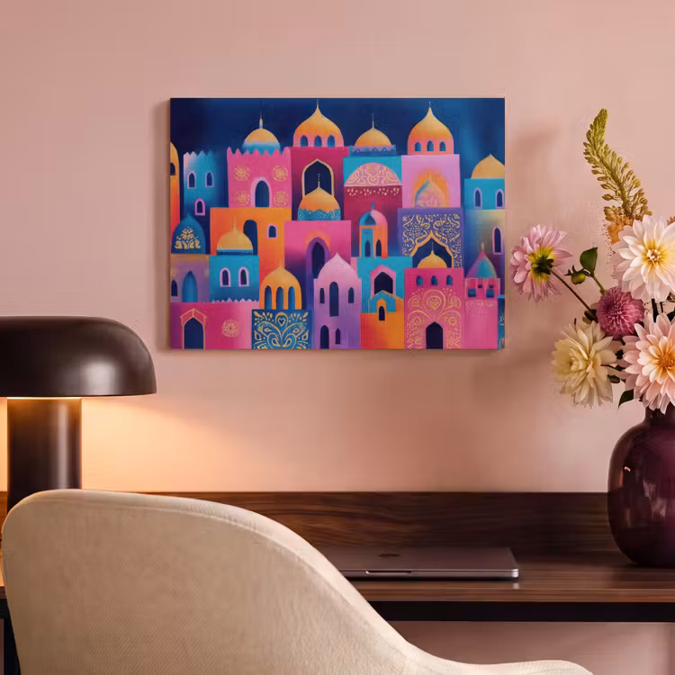 Akoestisch schilderij - Kleurrijk - Avond - Islamitisch — 6