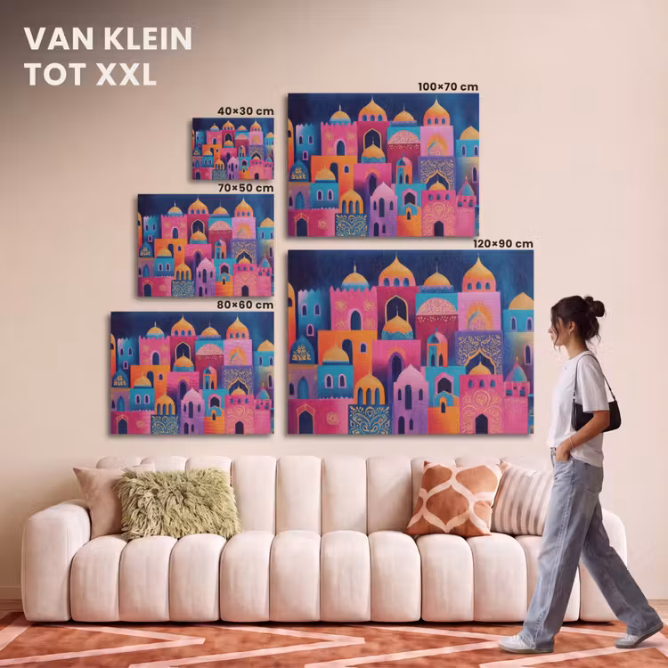 Akoestisch schilderij - Kleurrijk - Avond - Islamitisch — 7
