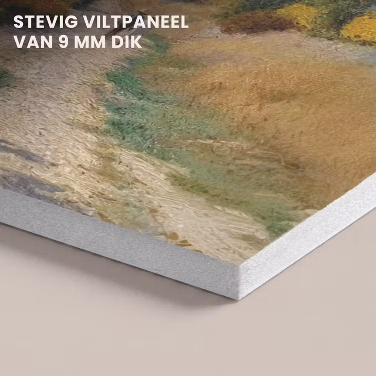 Akoestisch schilderij - Mensen - Wandelen - Zandpad - Velden — 5