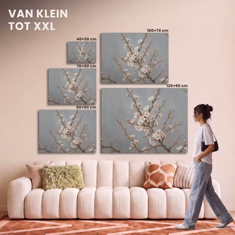 Akoestisch schilderij - Botanisch - Stilleven - Blauw — 7