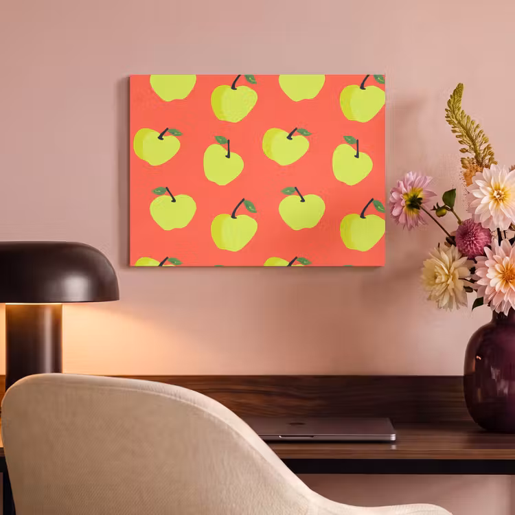 Akoestisch schilderij - Appels - Modern - Groen — 6