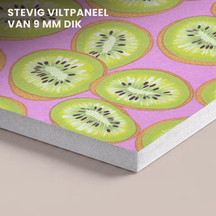 Akoestisch schilderij - Kiwi - Speels - Groen — 5