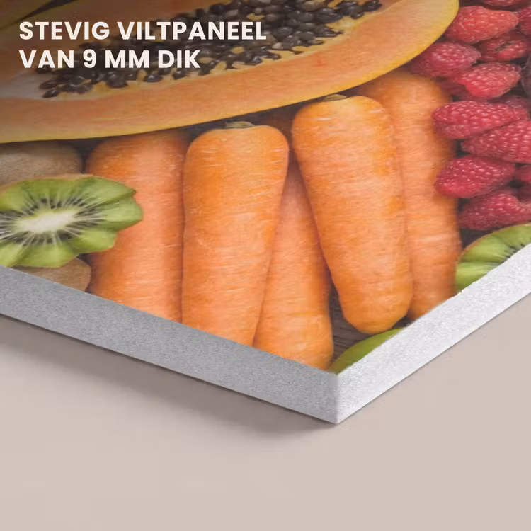Akoestisch schilderij - Eten - Fruit - Groenten - Vers - Kleurrijk — 5