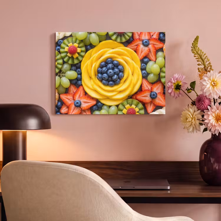 Akoestisch schilderij - Fruit - Arrangement - Gezond - Kleurrijk - Eten — 6