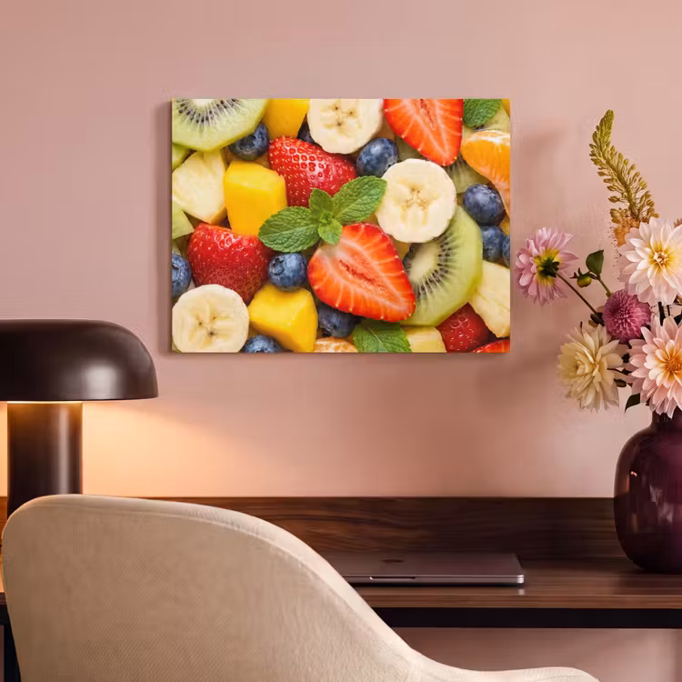 Akoestisch schilderij - Fruit - Plakjes - Eten - Kleurrijk — 6