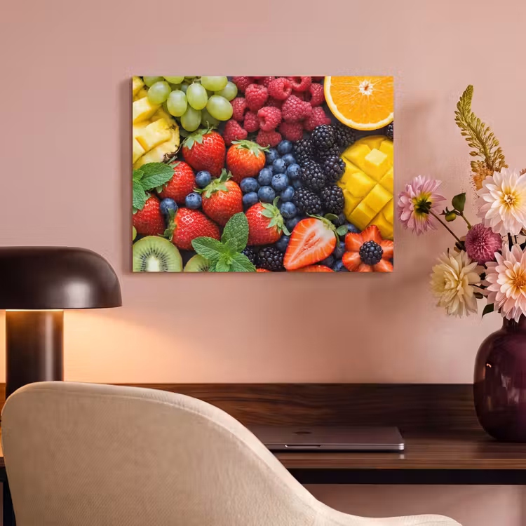 Akoestisch schilderij - Fruit - Vers - Kleurrijk - Eten — 6