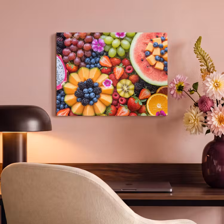 Akoestisch schilderij - Fruit - Vers - Variatie - Eten - Kleurrijk — 6