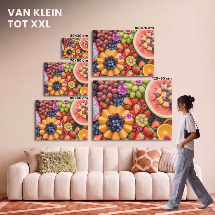 Akoestisch schilderij - Fruit - Vers - Variatie - Eten - Kleurrijk — 7