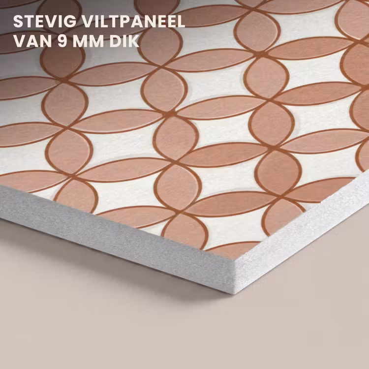 Akoestisch schilderij - Geometrisch - Cirkels - Modern - Terracotta — 5