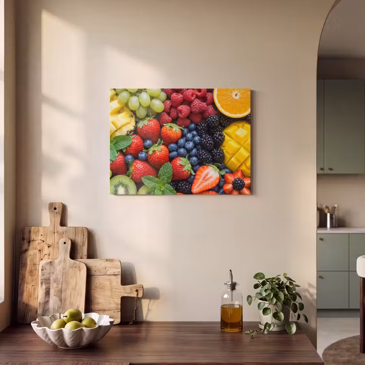 Akoestisch schilderij - Fruit - Vers - Kleurrijk - Eten — 4