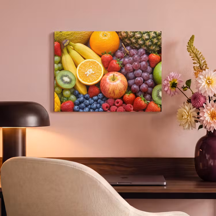 Akoestisch schilderij - Eten - Fruit - Vers - Kleurrijk - Voeding — 6