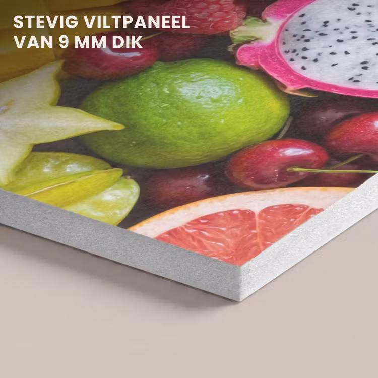 Akoestisch schilderij - Fruit - Assortiment - Vers - Gezond - Kleurrijk — 5