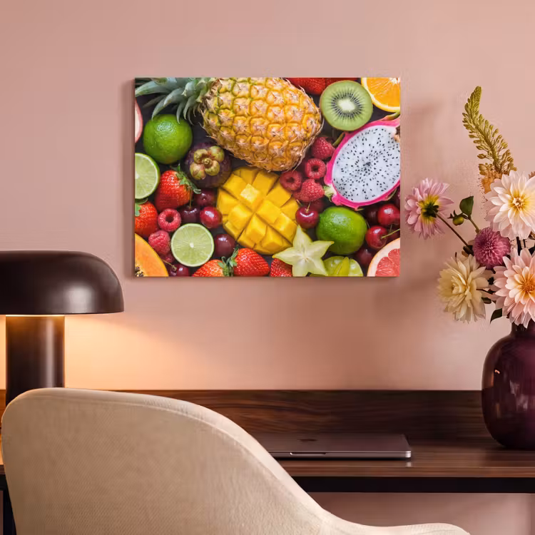 Akoestisch schilderij - Fruit - Assortiment - Vers - Gezond - Kleurrijk — 6