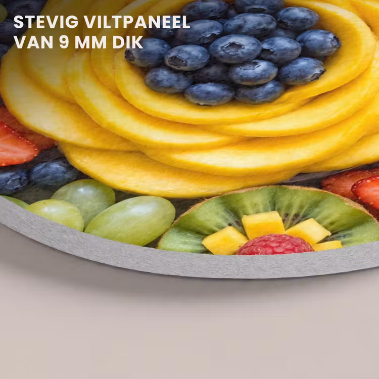Akoestisch schilderij rond - Fruit - Arrangement - Gezond - Kleurrijk - Eten — 5