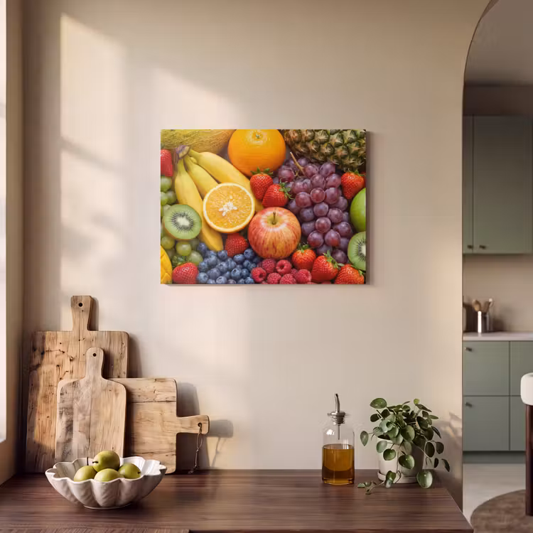 Akoestisch schilderij - Eten - Fruit - Vers - Kleurrijk - Voeding — 4