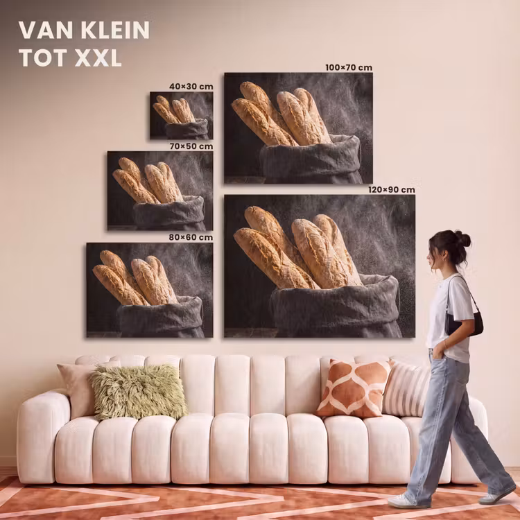 Akoestisch schilderij - Brood - Zak - Eten — 7