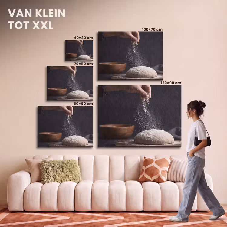 Akoestisch schilderij - Deeg - Hand - Bakken — 7