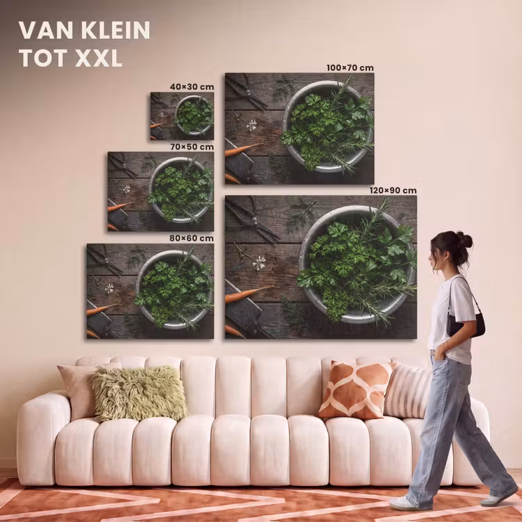 Akoestisch schilderij - Groenten - Hout - Eten — 7