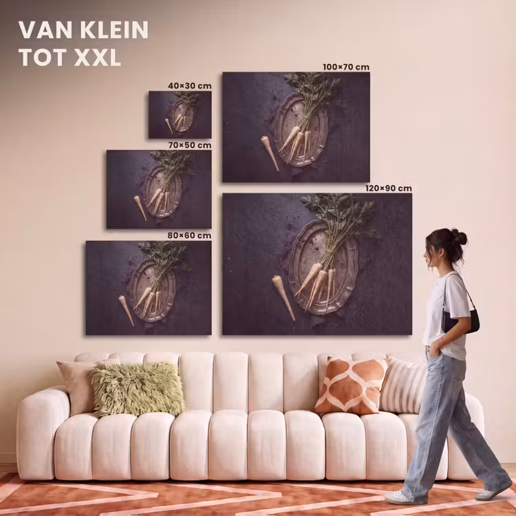 Akoestisch schilderij - Groenten - Still-leven - Donker — 7