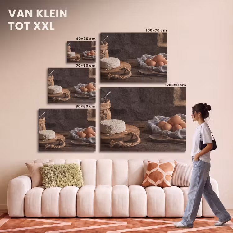 Akoestisch schilderij - Meel - Eieren - Eten — 7