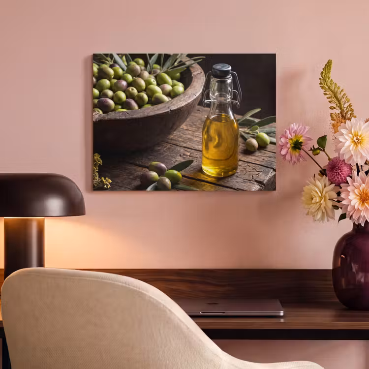 Akoestisch schilderij - Olijven - Eten - Rustiek — 6
