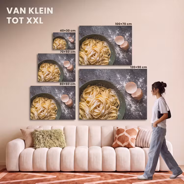 Akoestisch schilderij - Pasta - Keuken - Eten — 7