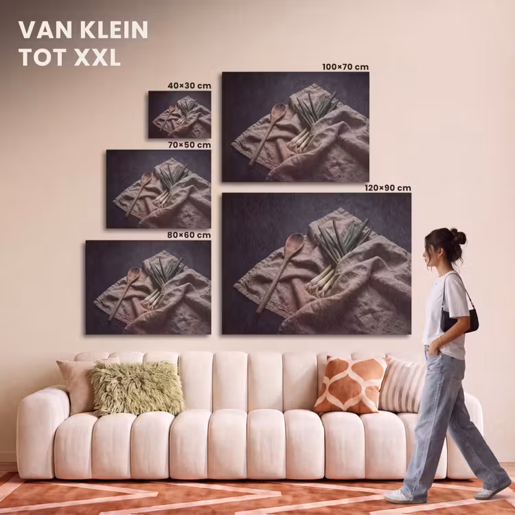 Akoestisch schilderij - Eten - Lepel - Rustiek — 7