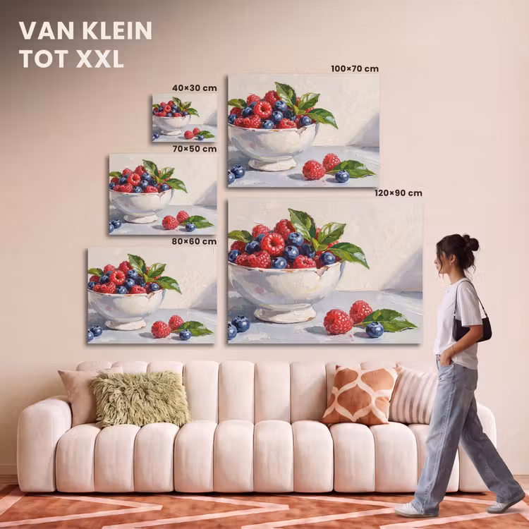 Akoestisch schilderij - Bessen - Kom - Eten — 7