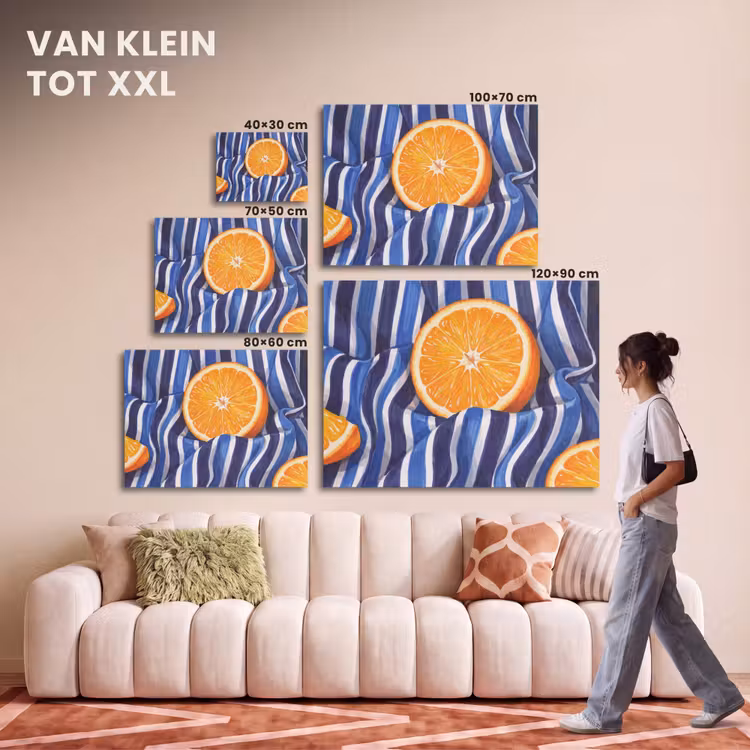 Akoestisch schilderij - Eten - Fruit - Oranje — 7