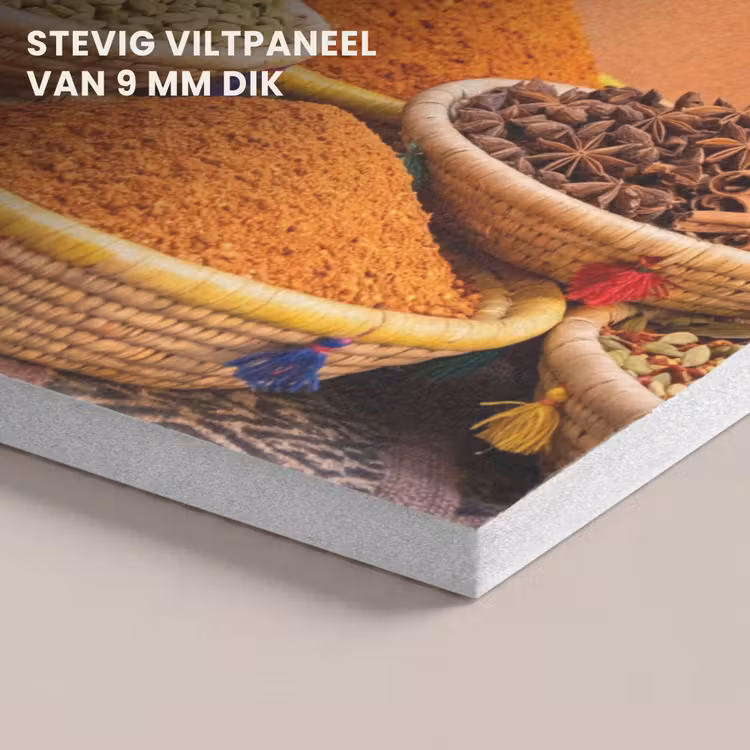 Akoestisch schilderij - Eten - Kleurrijk - Cultuur — 5