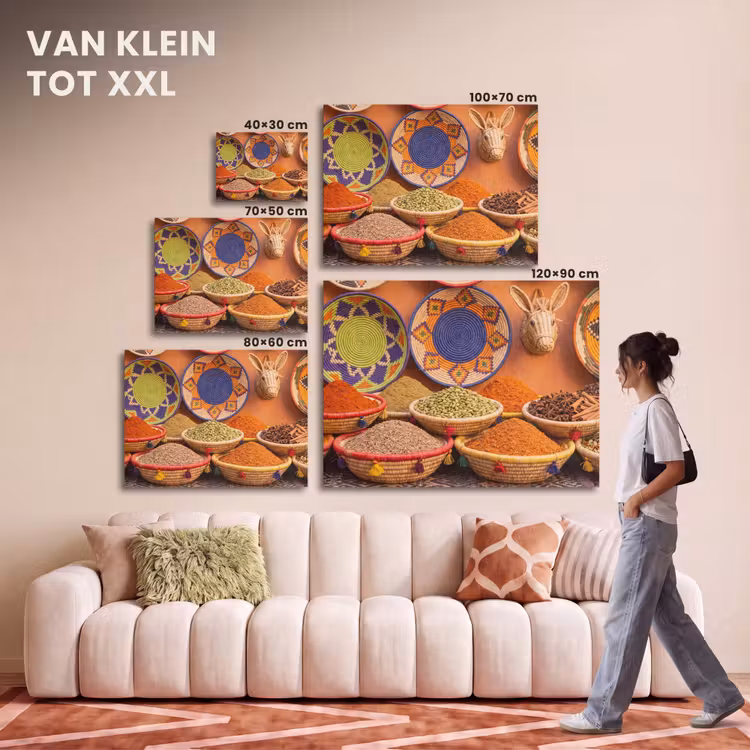 Akoestisch schilderij - Eten - Kleurrijk - Cultuur — 7
