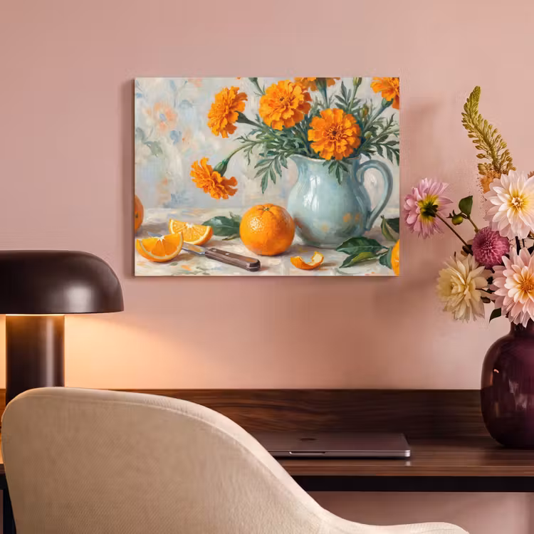Akoestisch schilderij - Eten - Oranje - Kunst — 6