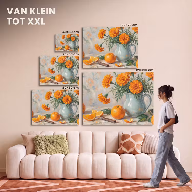 Akoestisch schilderij - Eten - Oranje - Kunst — 7