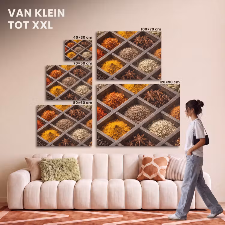 Akoestisch schilderij - Kruiden - Houten - Eten — 7