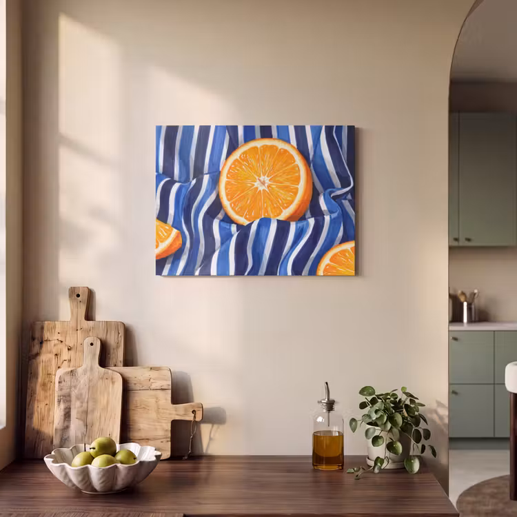 Akoestisch schilderij - Eten - Fruit - Oranje — 4