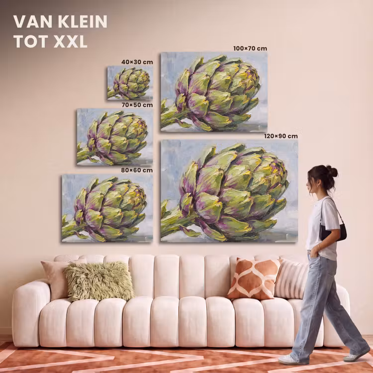 Akoestisch schilderij - Eten - Artisjok - Modern — 7