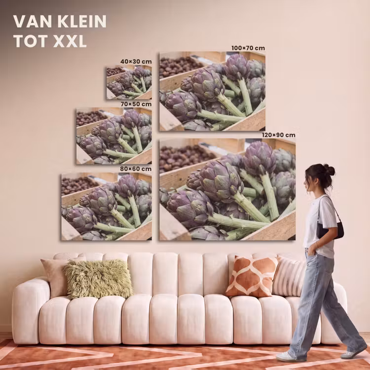 Akoestisch schilderij - Groenten - Markt - Vers — 7