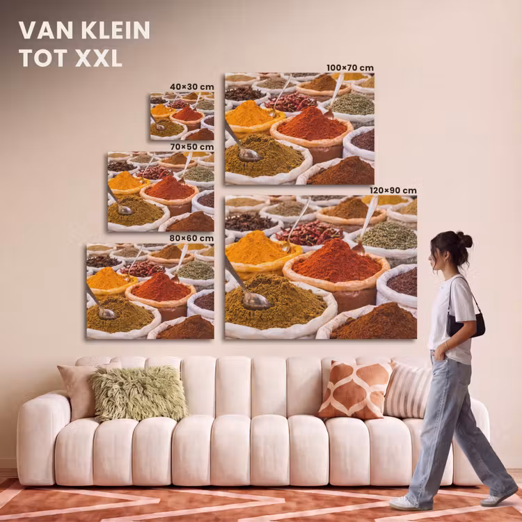 Akoestisch schilderij - Kruiden - Markt - Eten — 7