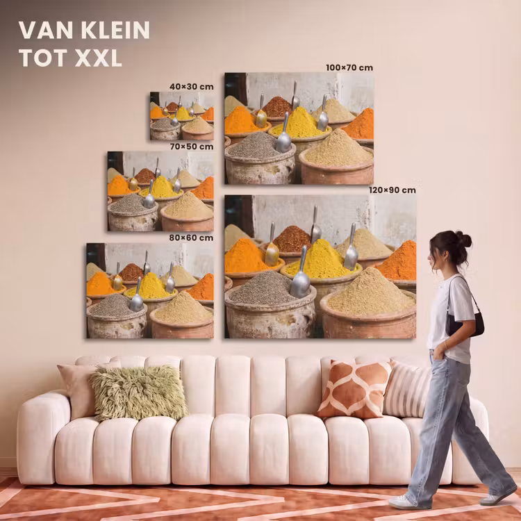 Akoestisch schilderij - Kruiden - Potten - Oosters — 7