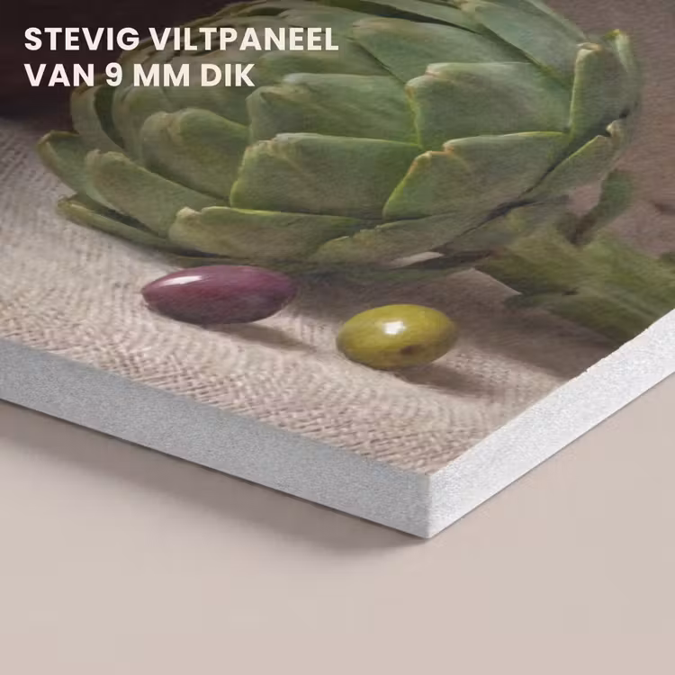Akoestisch schilderij - Artisjokken - Olijven - Eten — 5